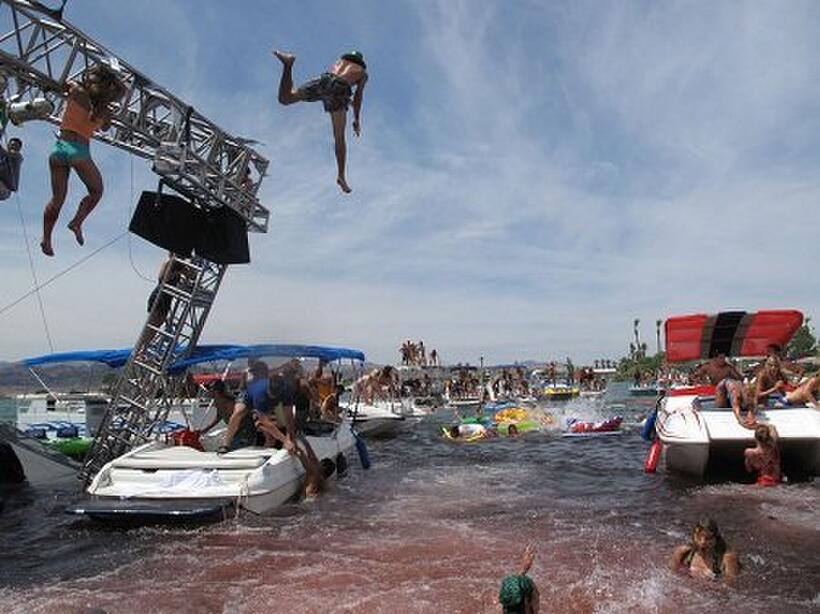 A scene in "Piranha 3D."